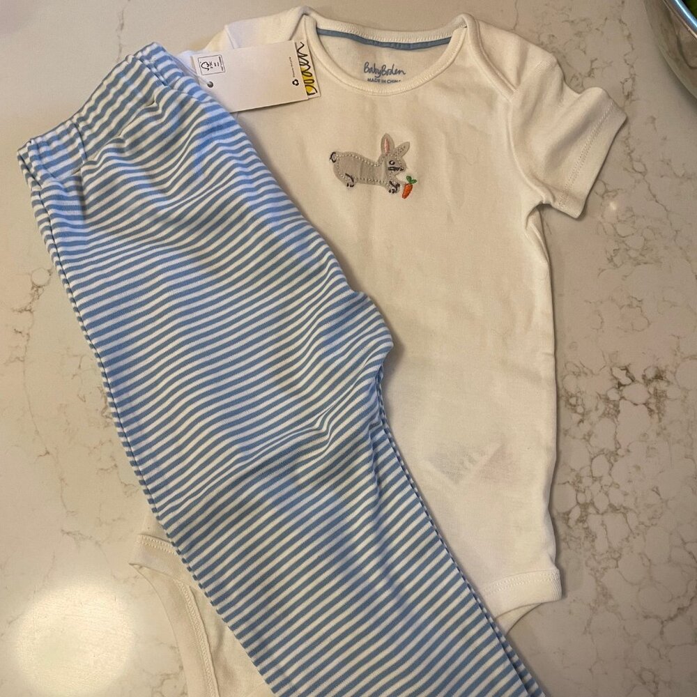 NWT Baby Boden Easter or Spring Set, 18-24 months